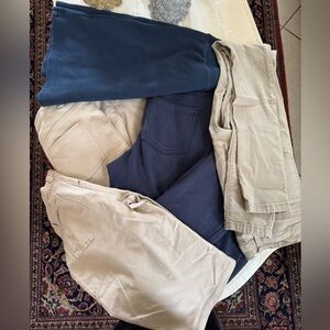 School Uniform Bundle – girl’s size 16 Pants, skirts Shorts, Blue & Beige